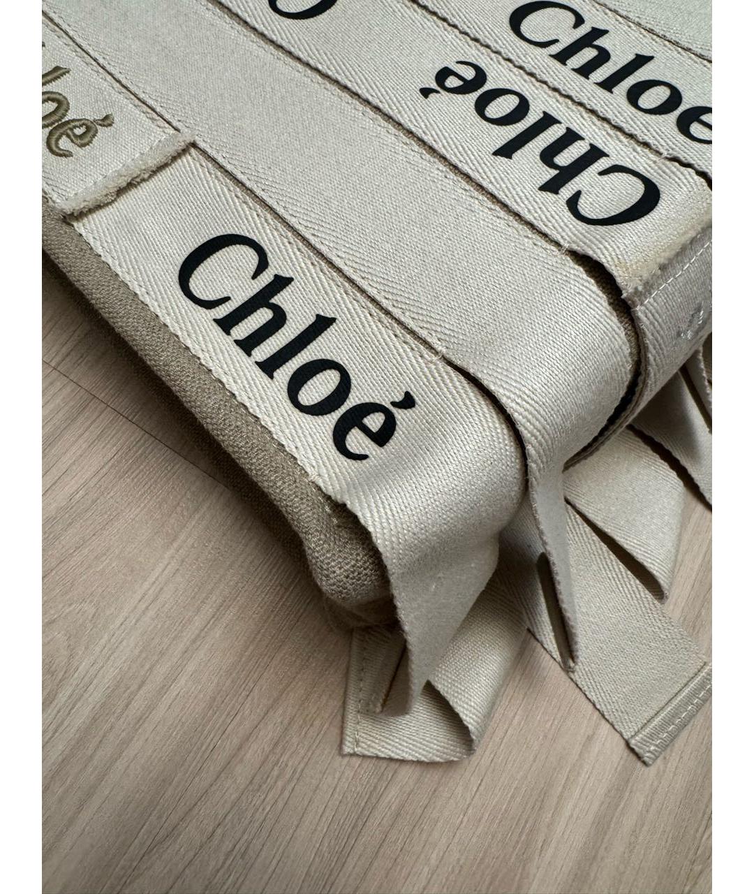 CHLOE Бежевая сумка тоут, фото 7