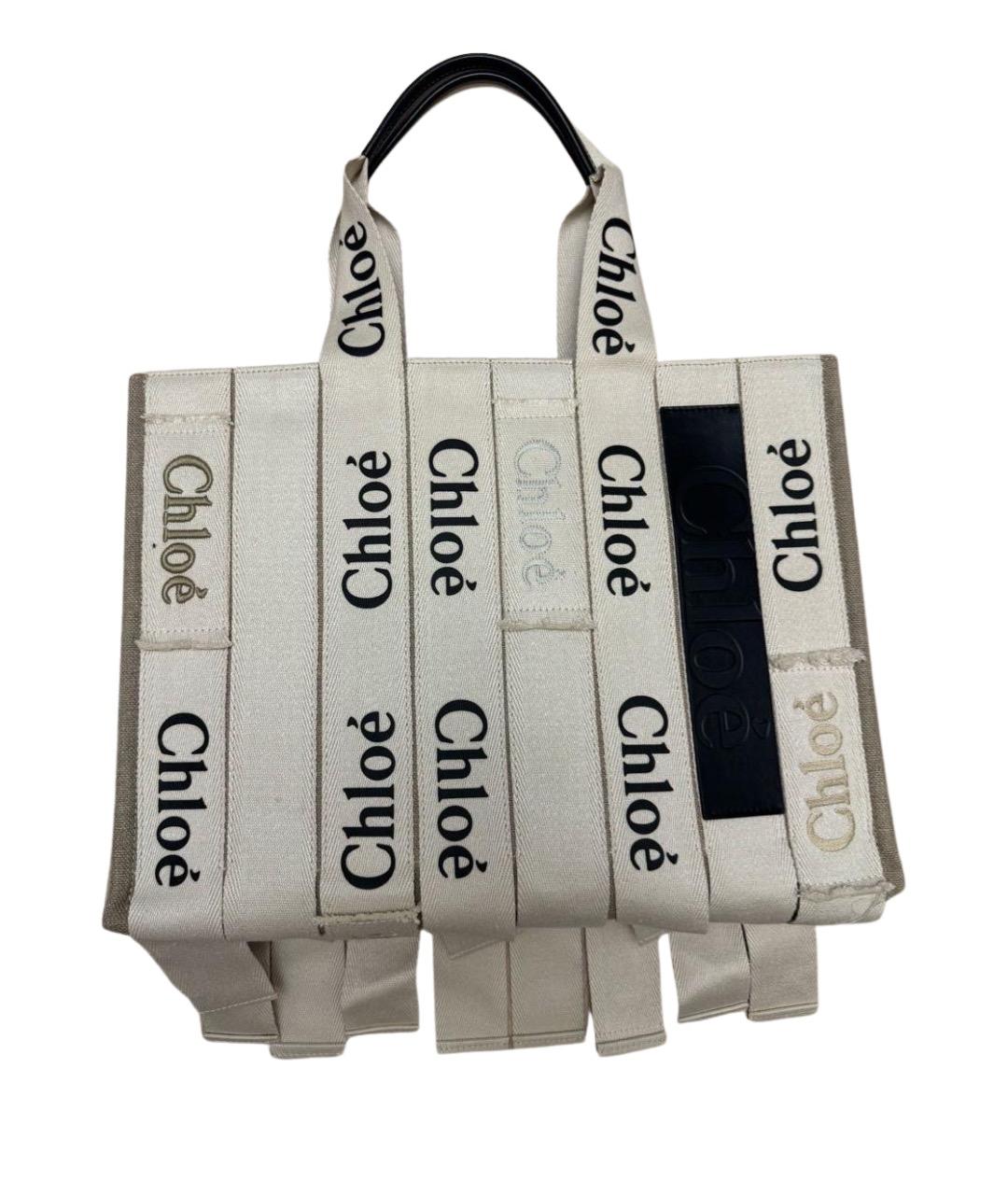 CHLOE Бежевая сумка тоут, фото 1