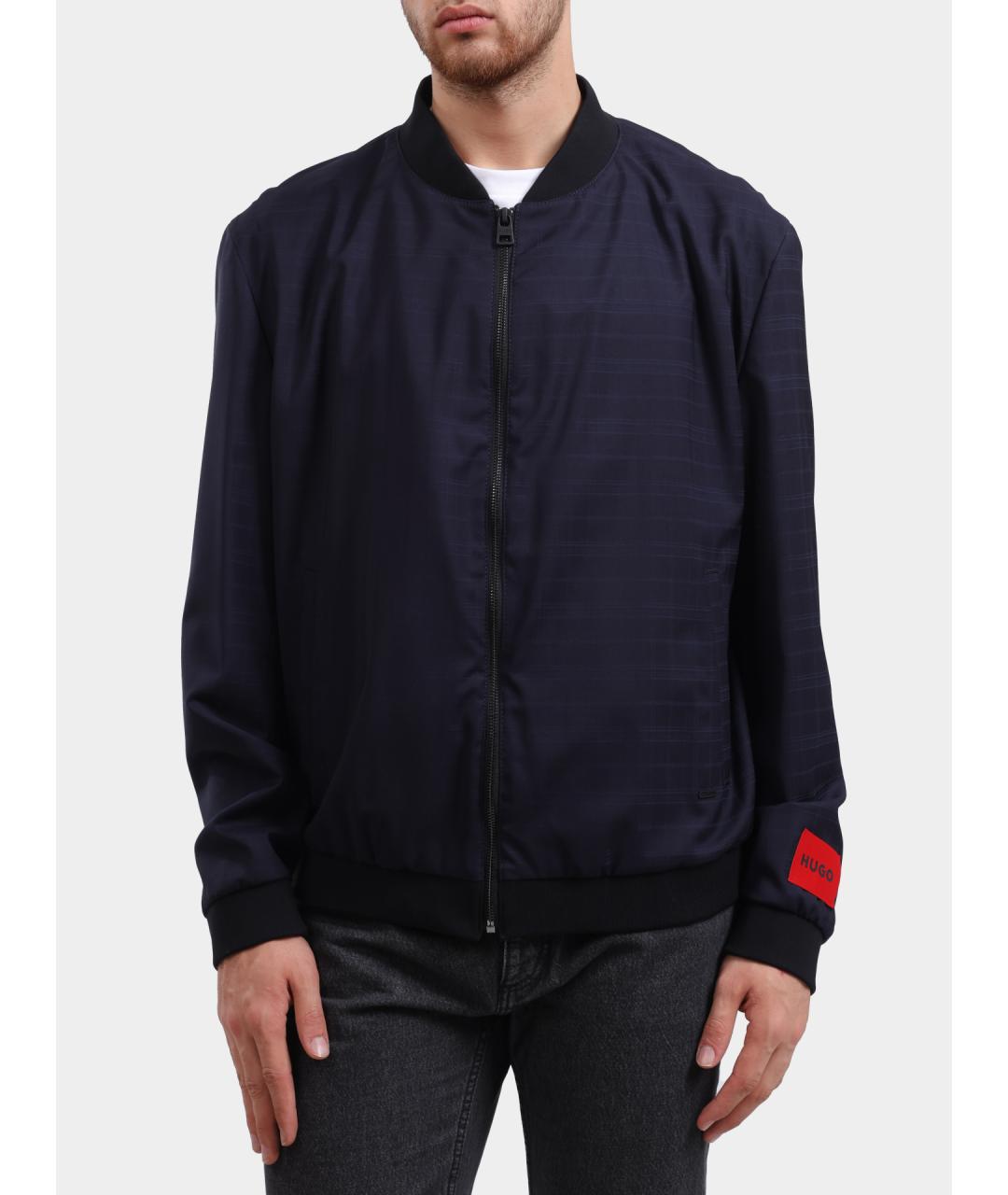 HUGO Темно-синяя куртка, фото 2