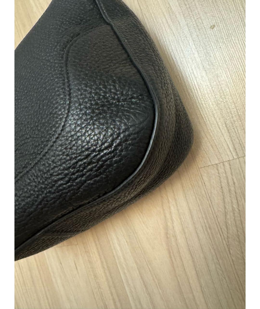 PRADA Черная кожаная сумка через плечо, фото 4