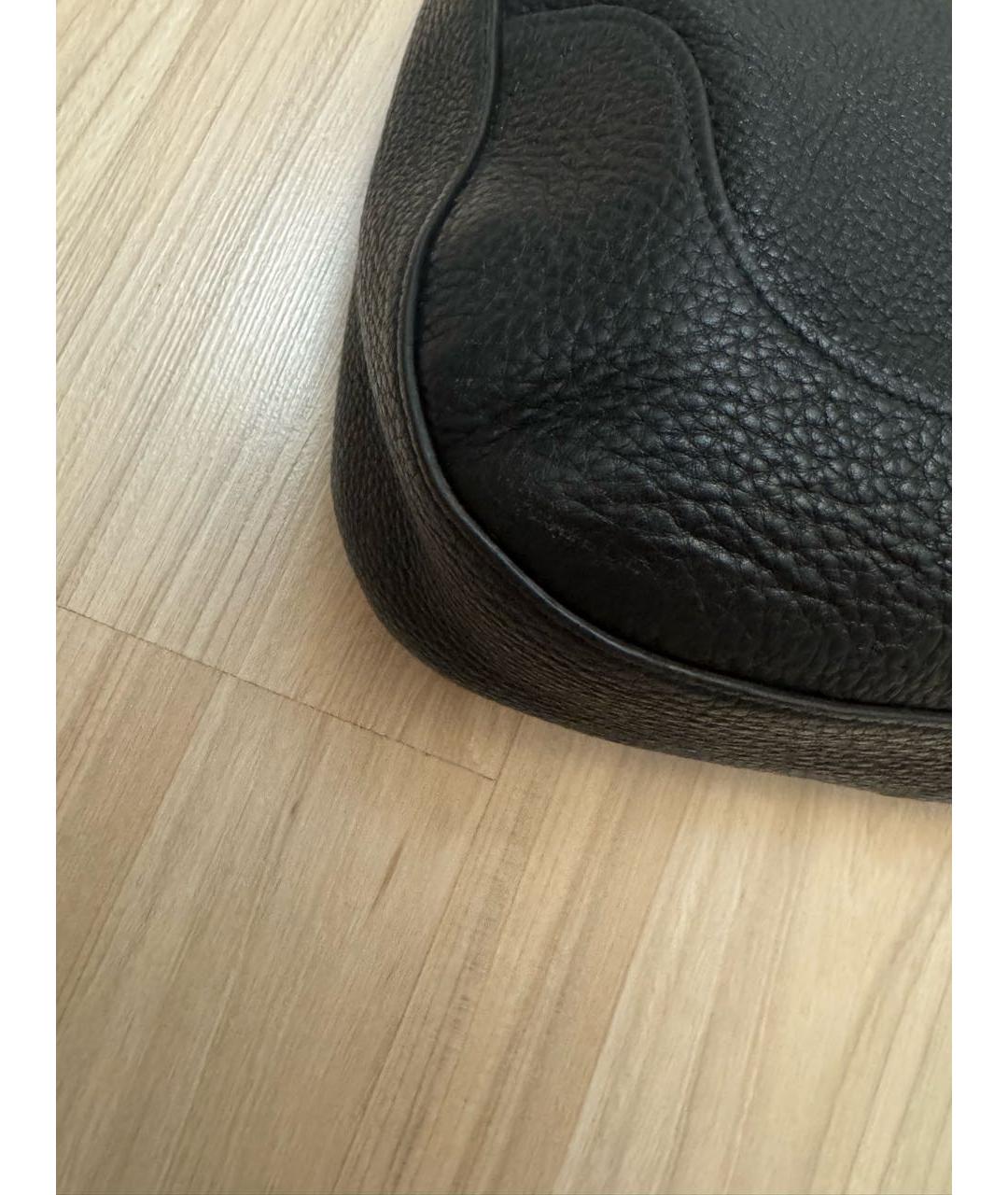PRADA Черная кожаная сумка через плечо, фото 5