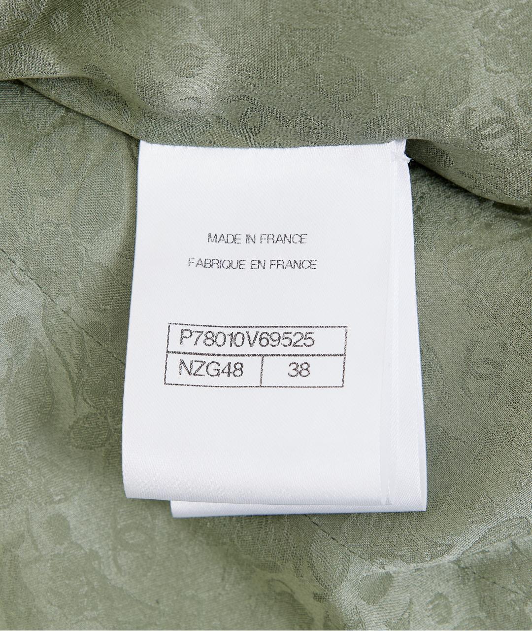 CHANEL Бежевое хлопковое пальто, фото 6