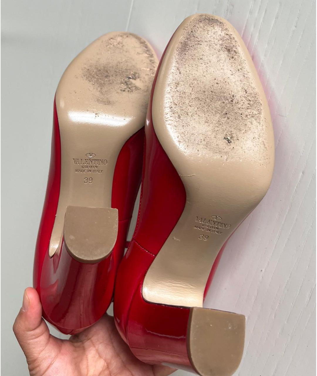 VALENTINO Красные туфли из лакированной кожи, фото 3