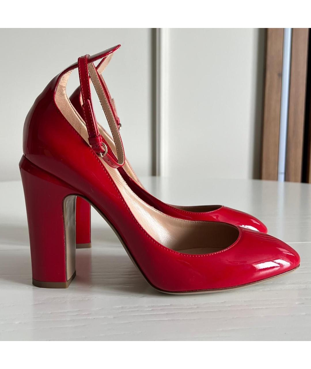 VALENTINO Красные туфли из лакированной кожи, фото 9