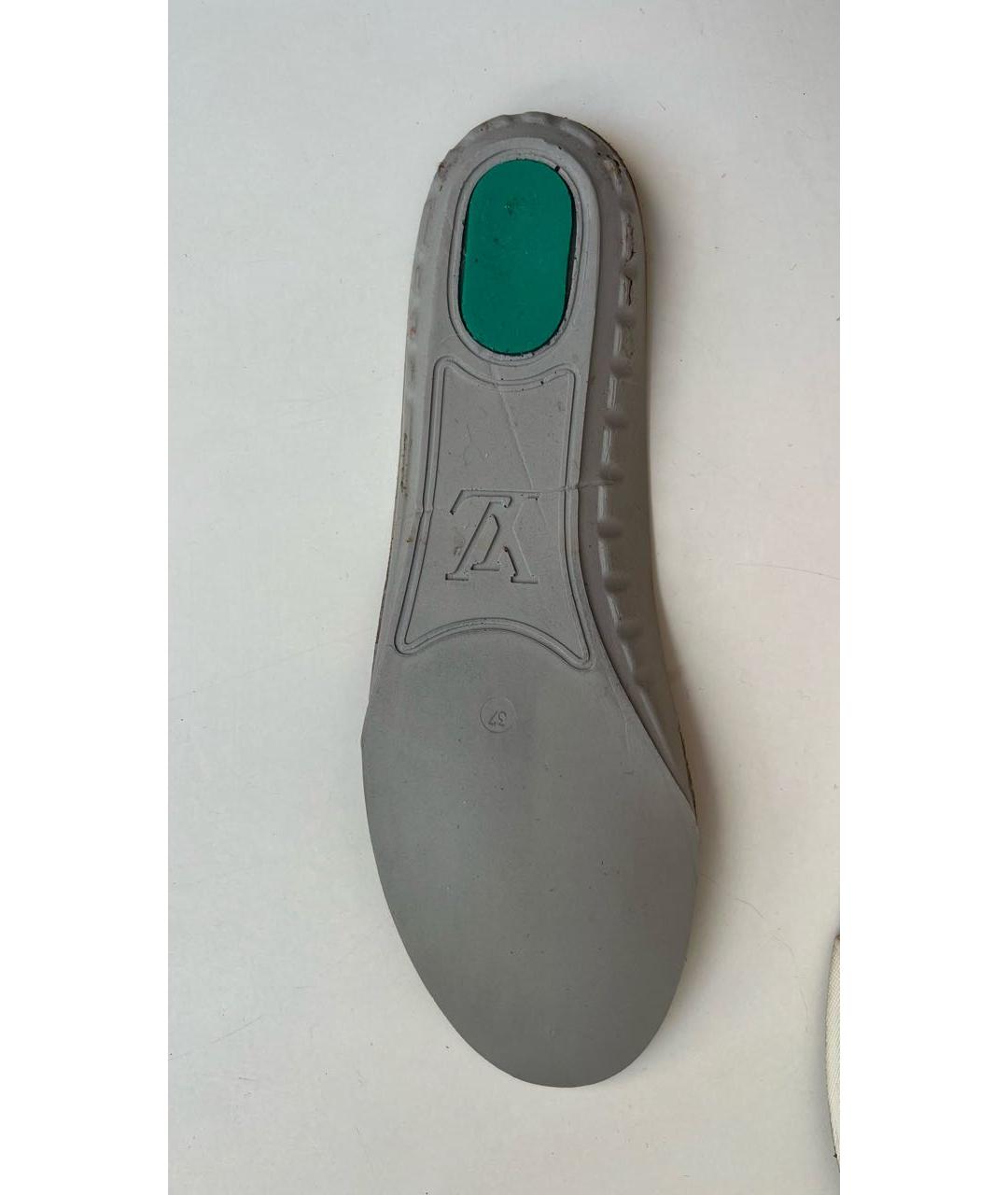 LOUIS VUITTON Розовые текстильные лоферы, фото 8