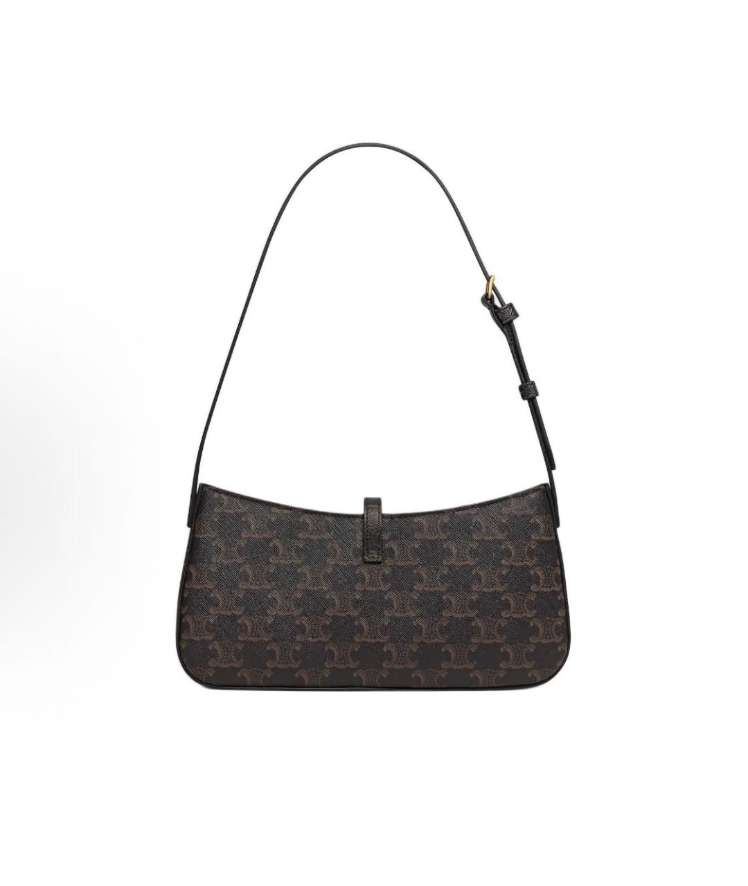 CELINE Коричневая сумка через плечо, фото 2