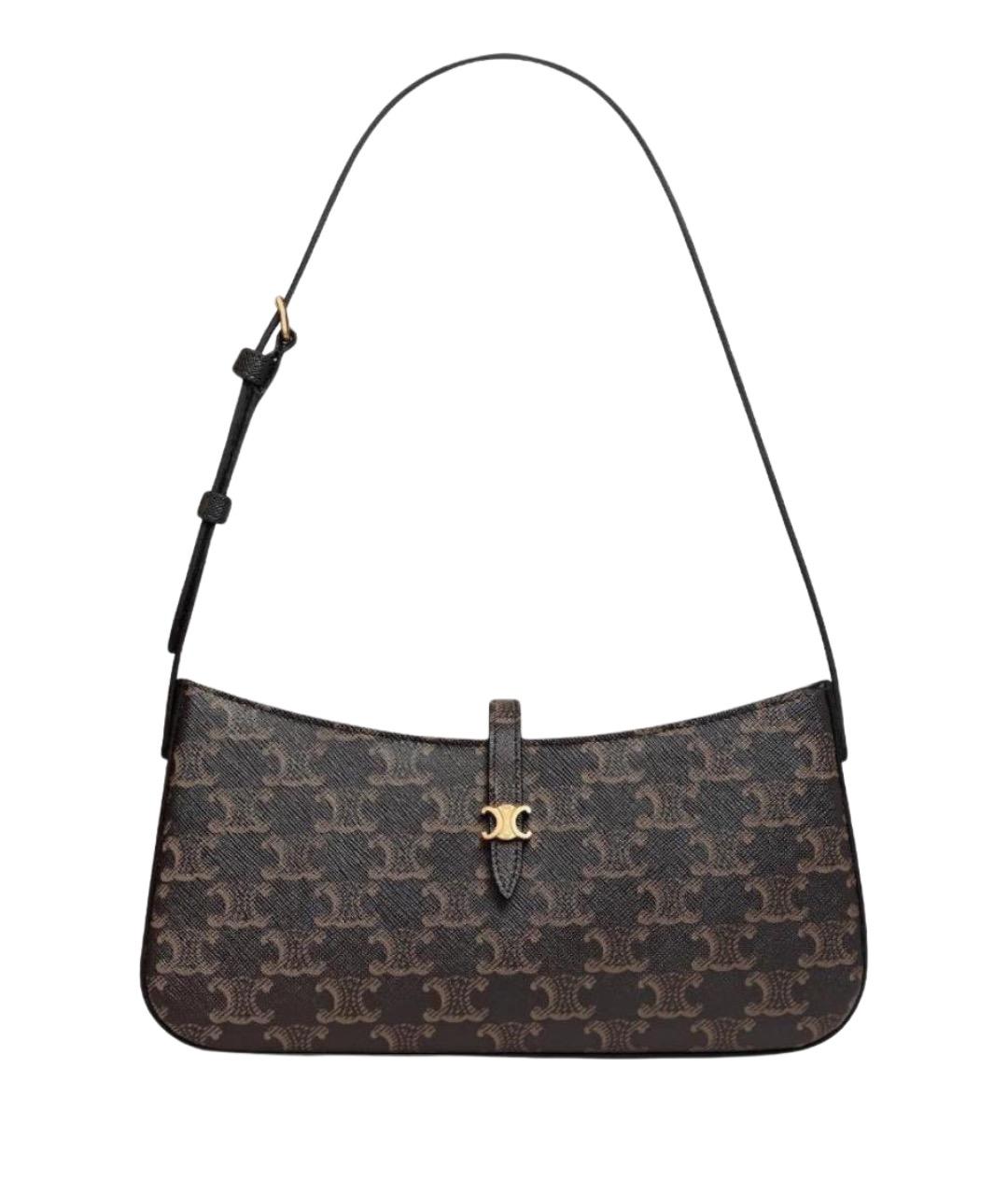 CELINE Коричневая сумка через плечо, фото 1