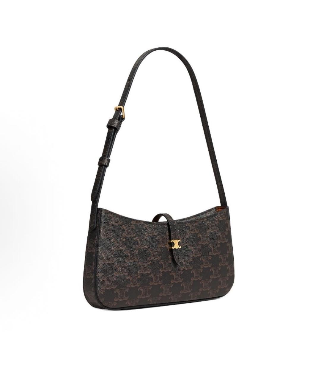 CELINE Коричневая сумка через плечо, фото 3