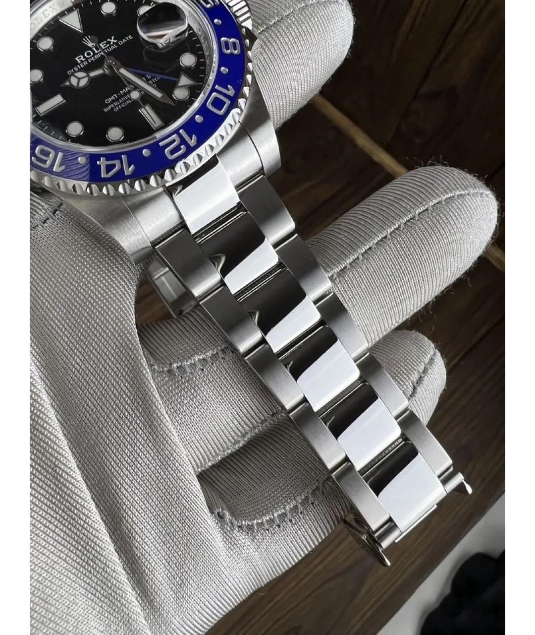 ROLEX Темно-синие часы, фото 3