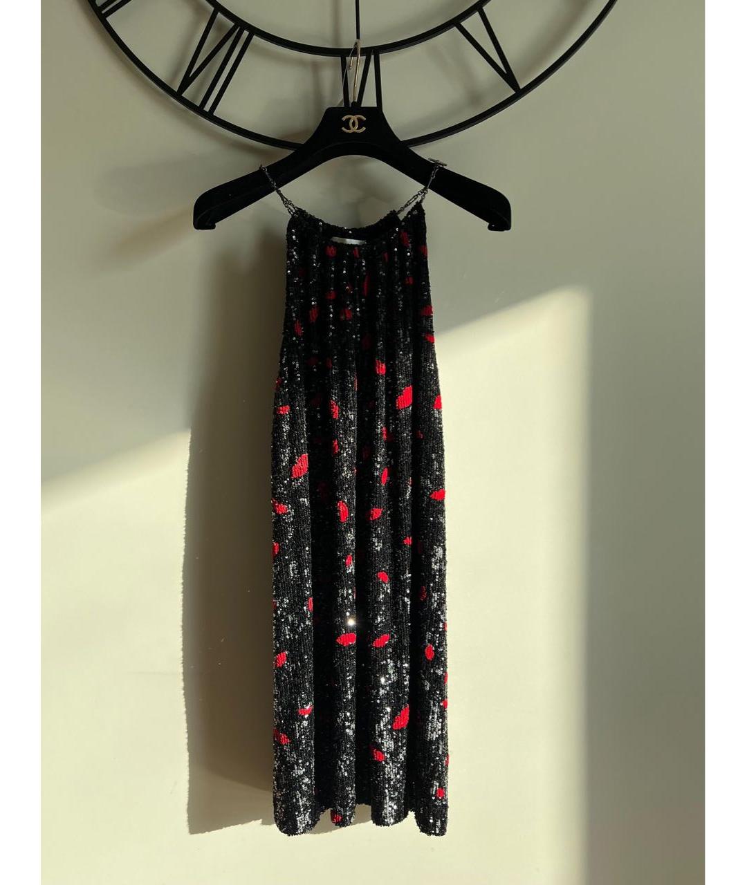 SAINT LAURENT Черное повседневное платье, фото 2