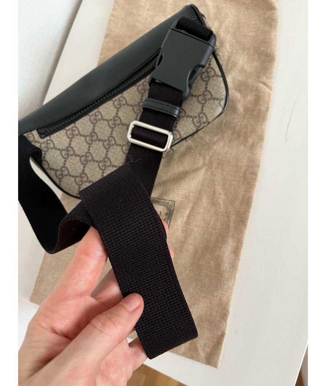 GUCCI Бежевая поясная сумка, фото 7