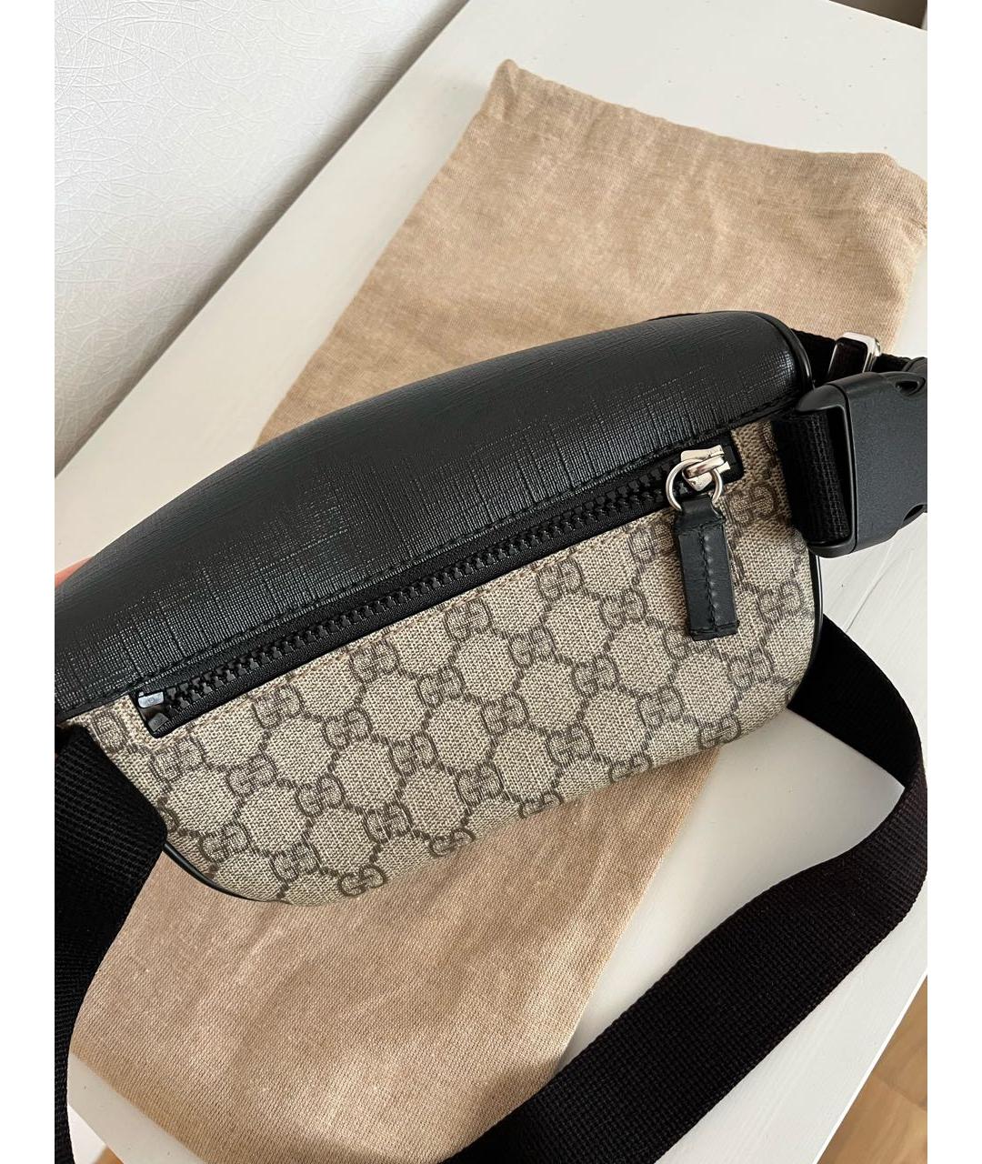 GUCCI Бежевая поясная сумка, фото 3