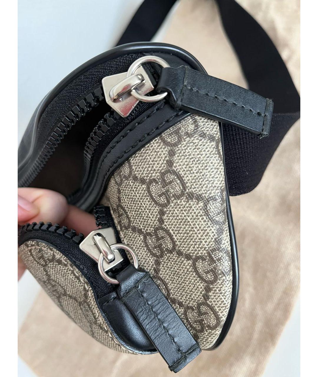 GUCCI Бежевая поясная сумка, фото 2