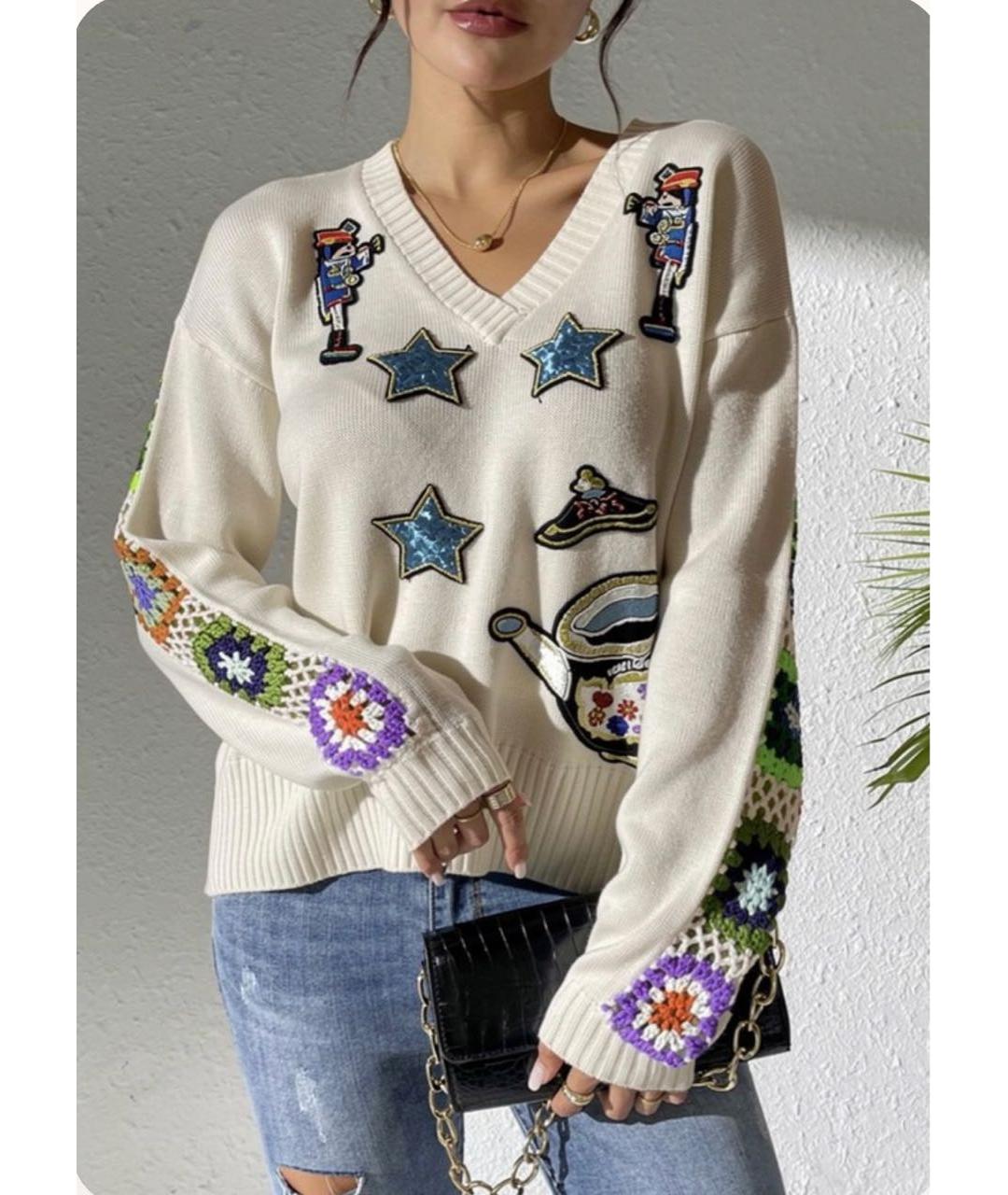 DOLCE&GABBANA Белый джемпер / свитер, фото 5