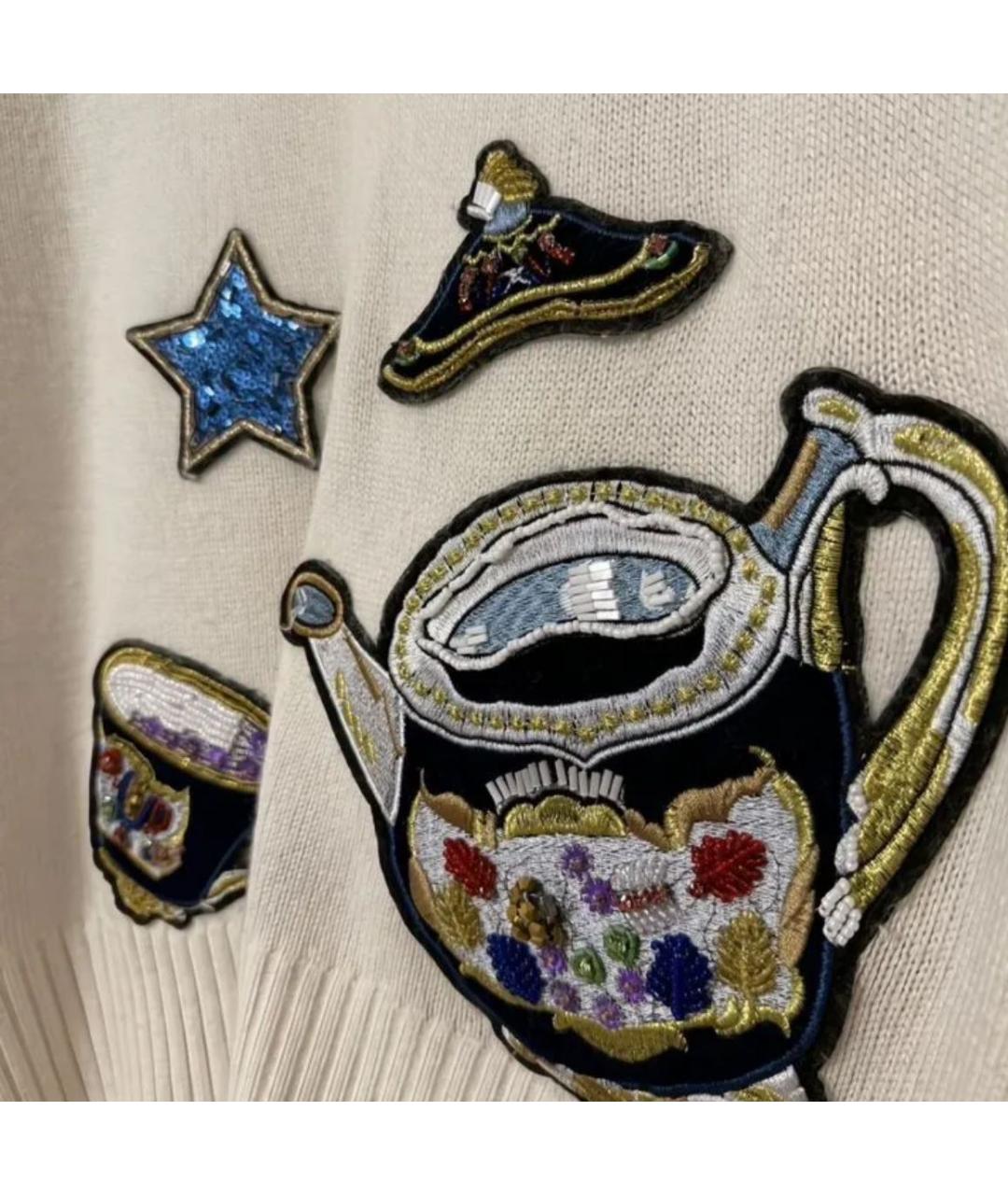 DOLCE&GABBANA Белый джемпер / свитер, фото 3