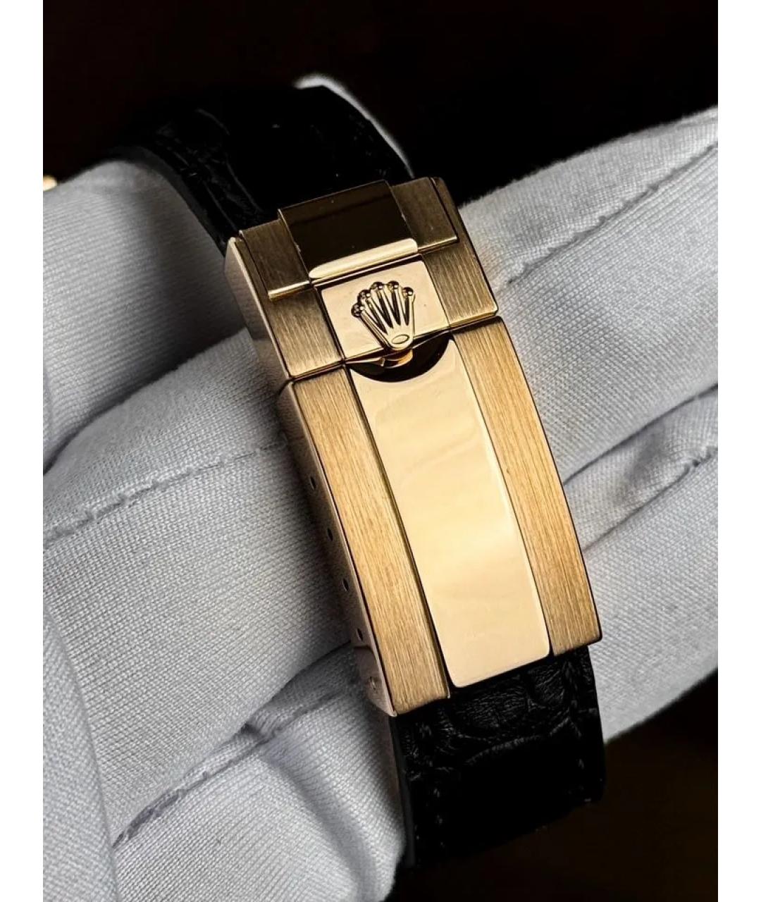 ROLEX Коричневые часы из розового золота, фото 6