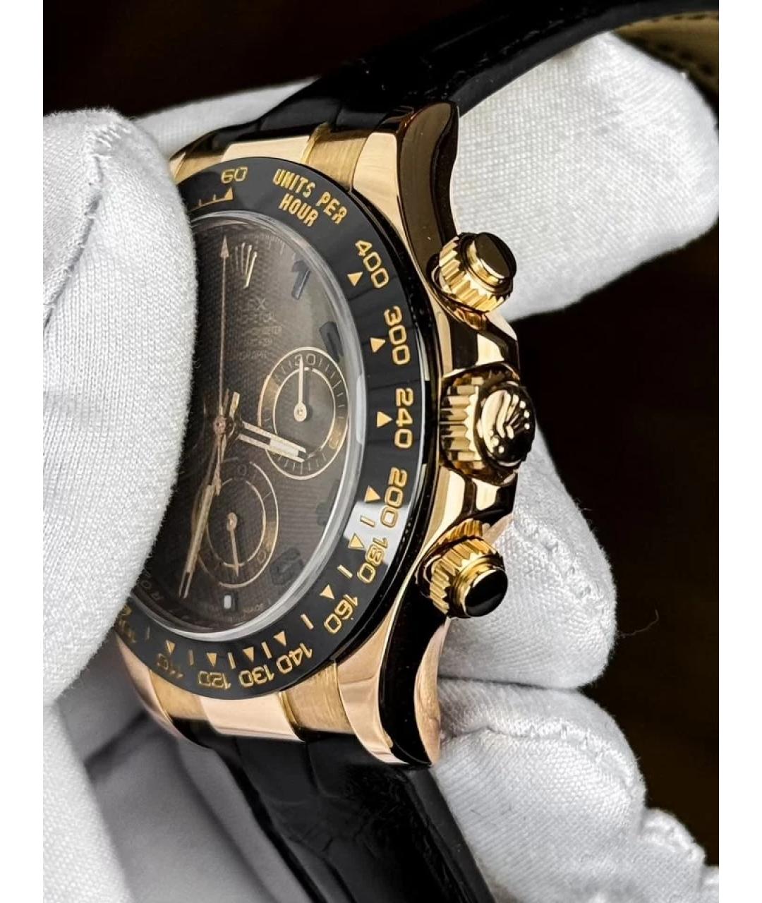 ROLEX Коричневые часы из розового золота, фото 4