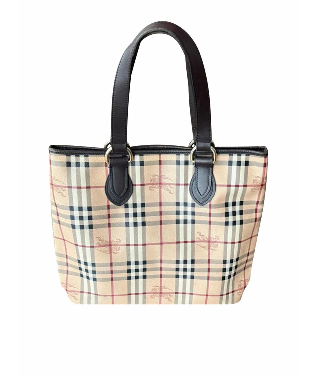 BURBERRY Бежевая сумка тоут, фото 1