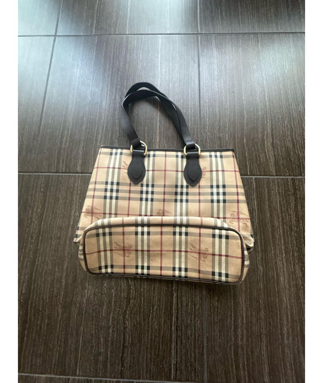 BURBERRY Бежевая сумка тоут, фото 6