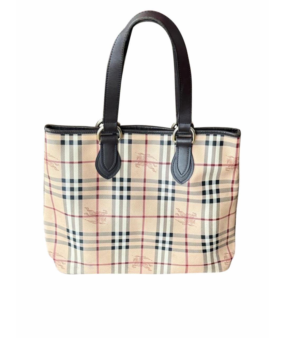 BURBERRY Бежевая сумка тоут, фото 7