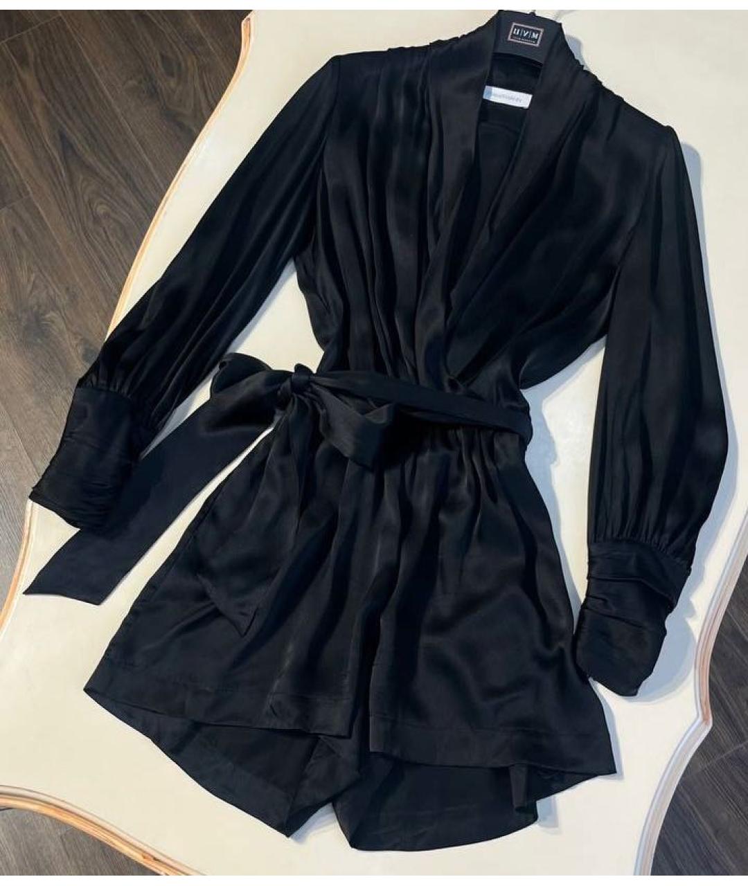 ZIMMERMANN Черный шелковый комбинезон, фото 2