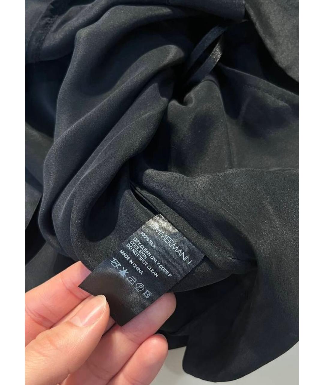 ZIMMERMANN Черный шелковый комбинезон, фото 8