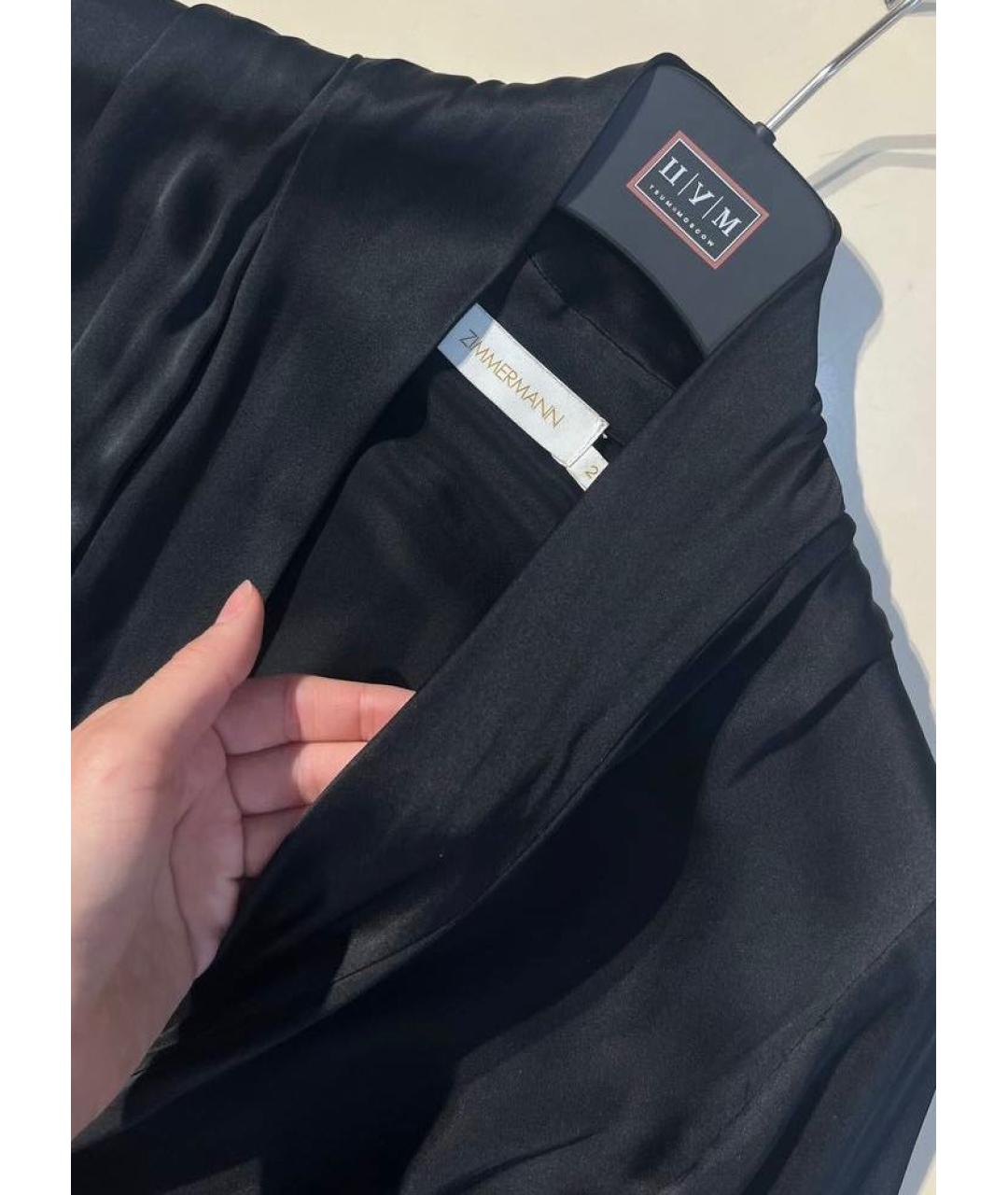 ZIMMERMANN Черный шелковый комбинезон, фото 4