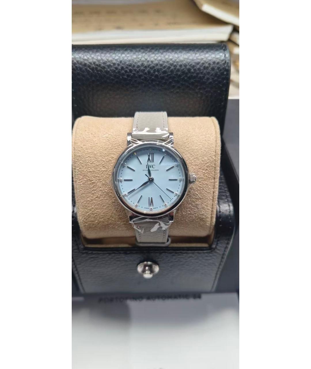 IWC Schaffhausen Серебряные часы, фото 5