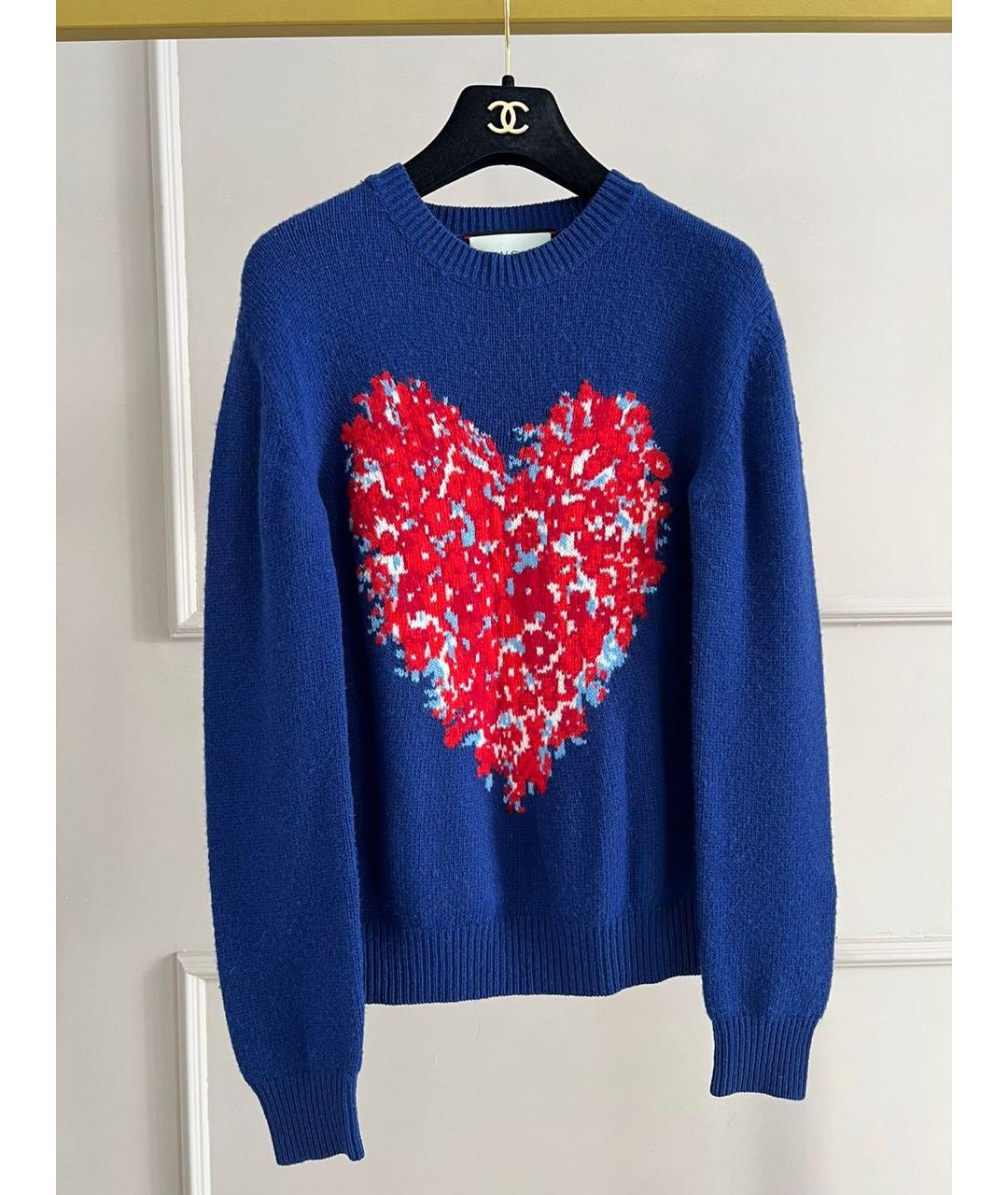 GUCCI Темно-синий джемпер / свитер, фото 7