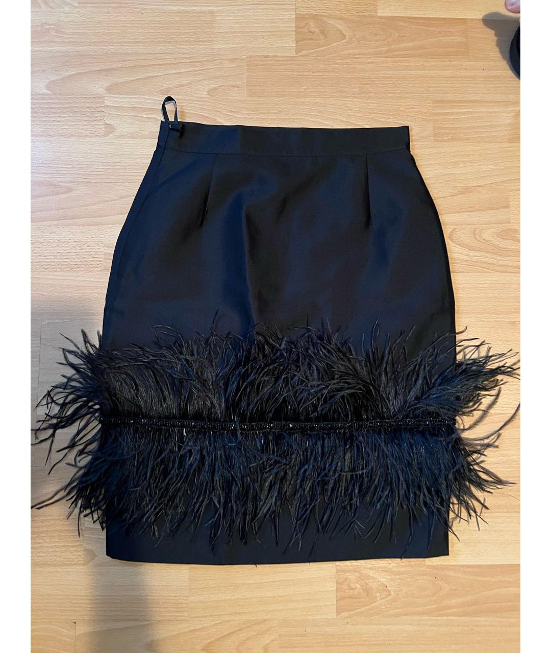 CAROLINA HERRERA Темно-синий шерстяной костюм с юбками, фото 2