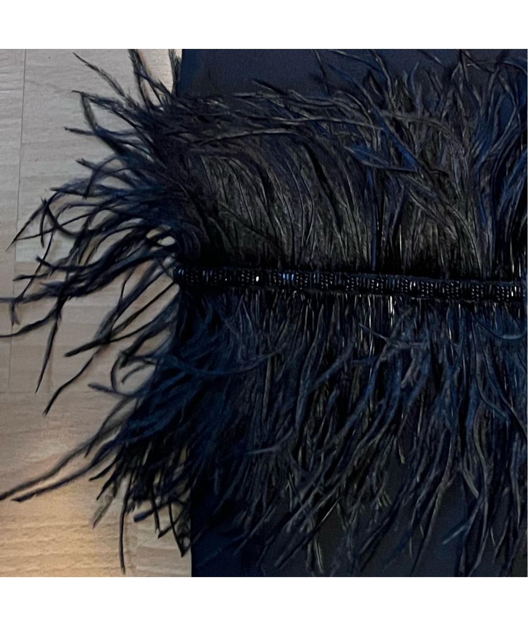 CAROLINA HERRERA Темно-синий шерстяной костюм с юбками, фото 4