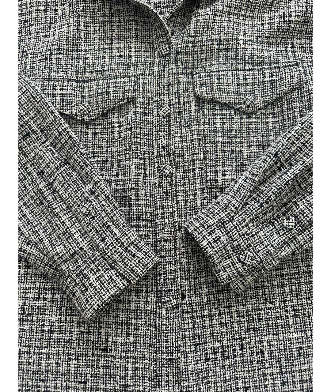 TOTEME Черная твидовая рубашка, фото 5