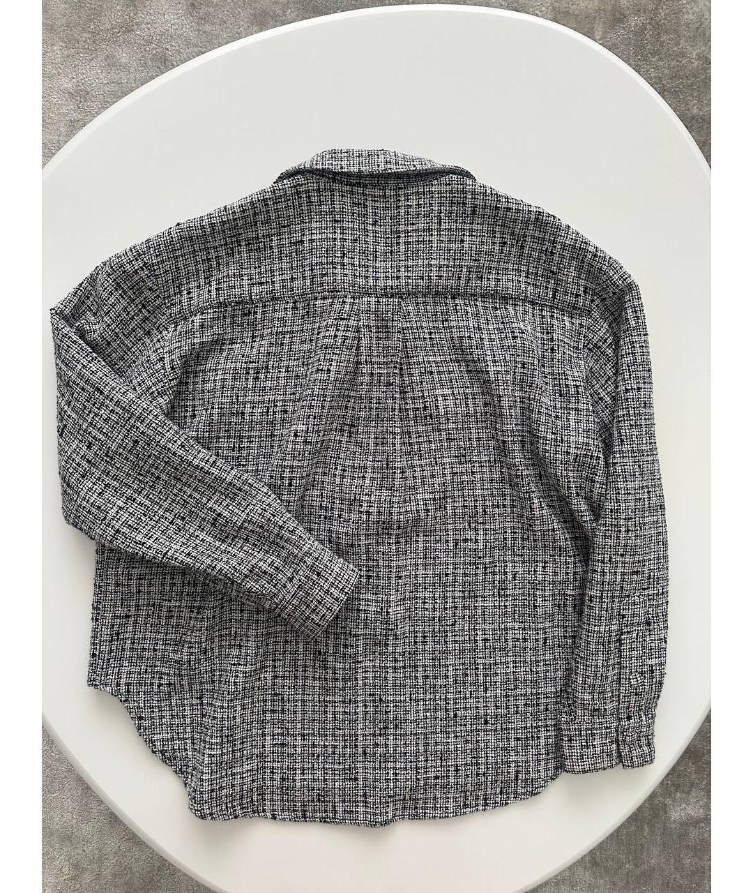 TOTEME Черная твидовая рубашка, фото 2