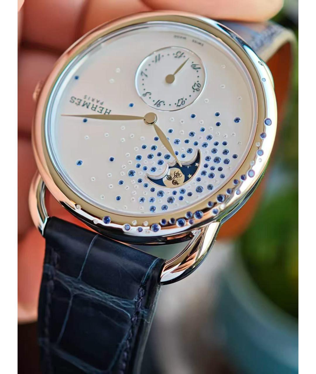 HERMES Серебряные часы, фото 5