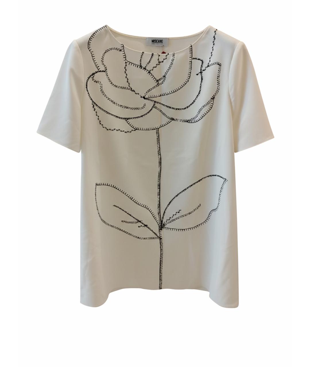 MOSCHINO Белая полиэстеровая блузы, фото 1