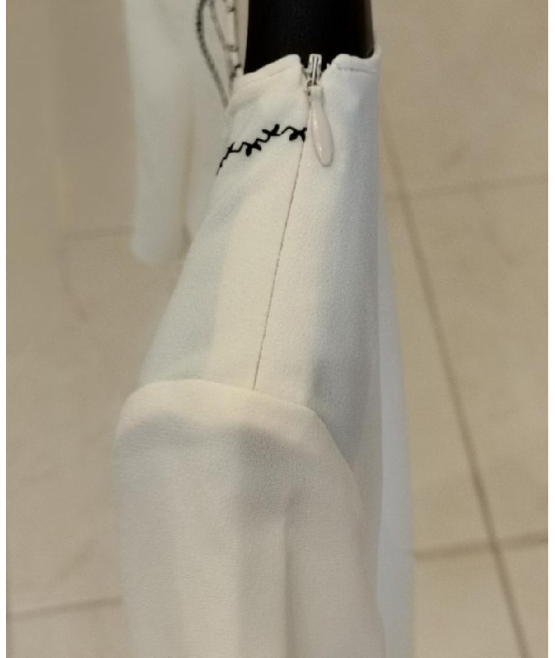 MOSCHINO Белая полиэстеровая блузы, фото 4