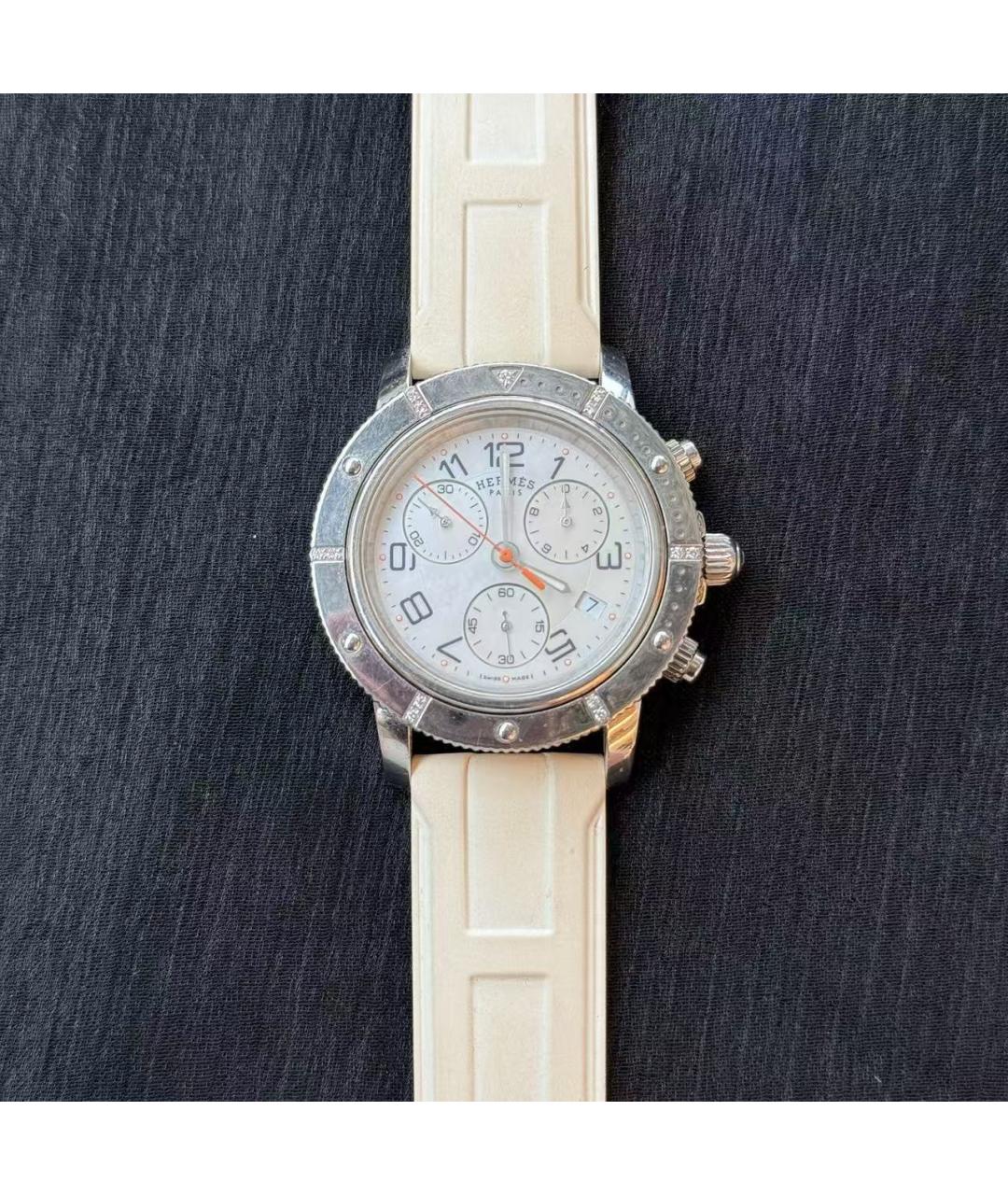 HERMES Серебряные часы, фото 2