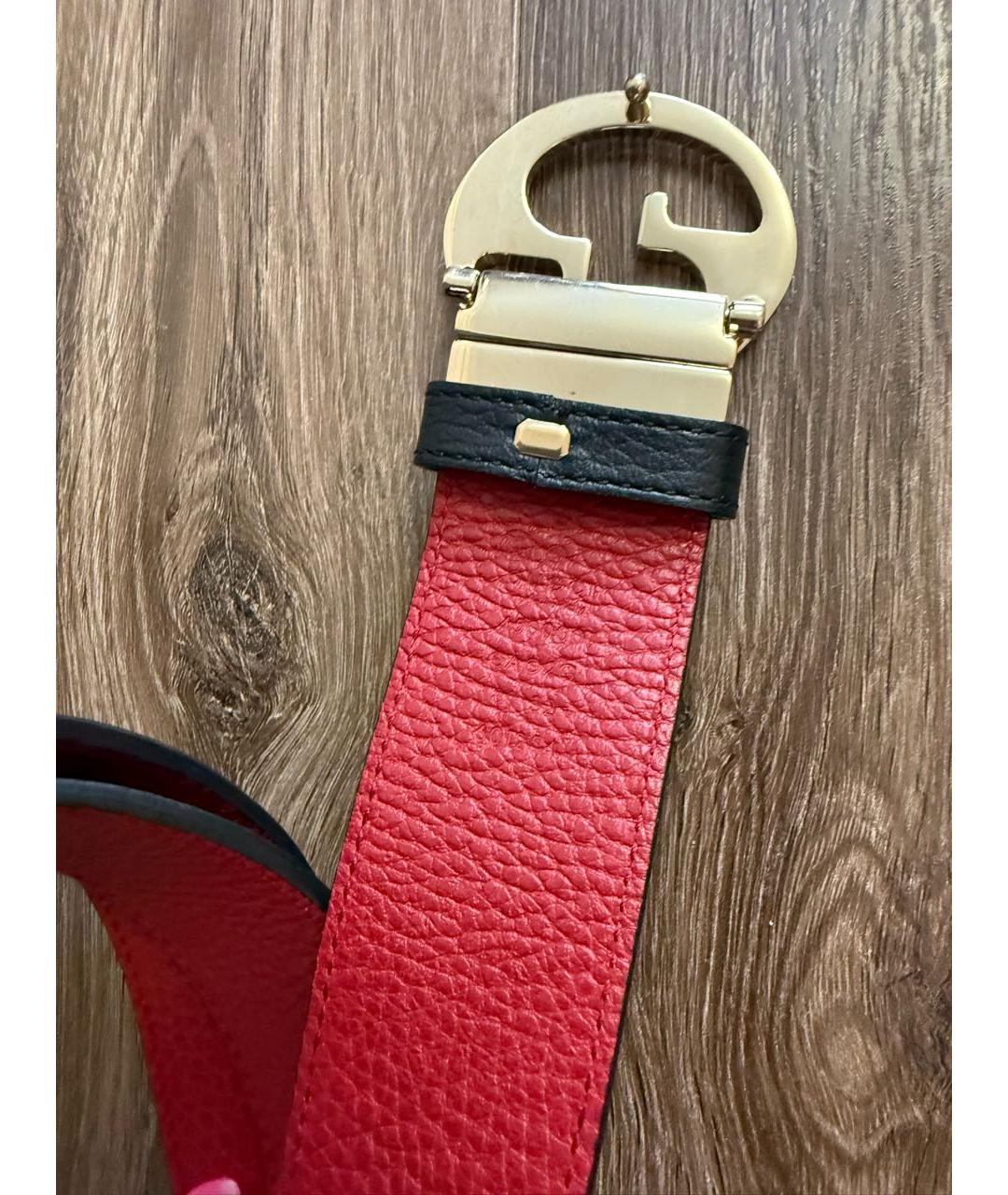 GUCCI Черный кожаный ремень, фото 3