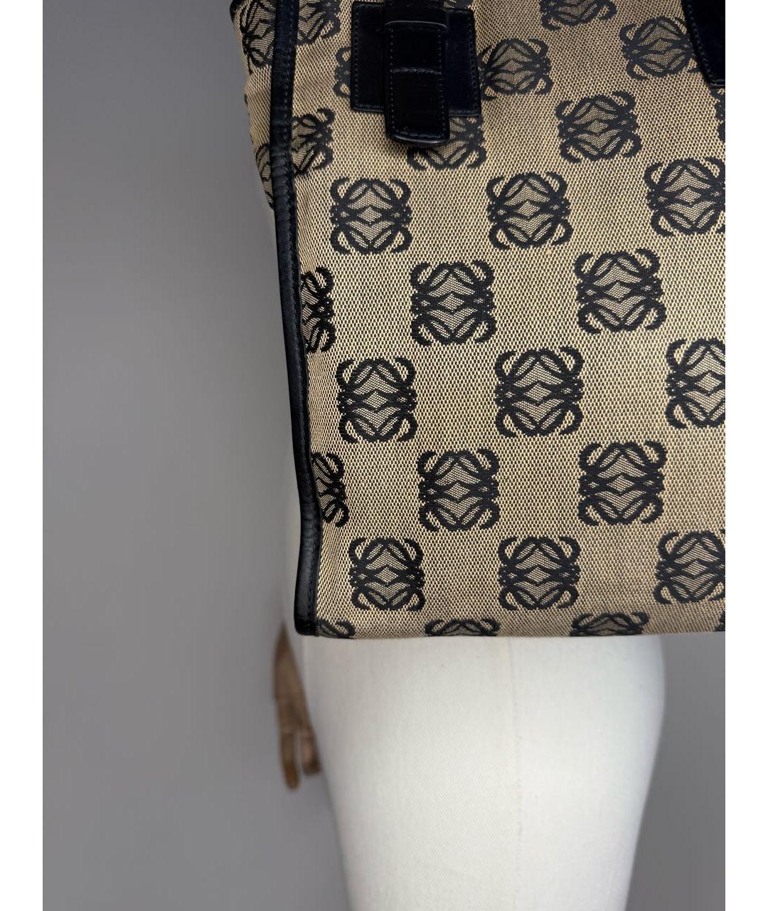 LOEWE Мульти жаккардовая сумка с короткими ручками, фото 7