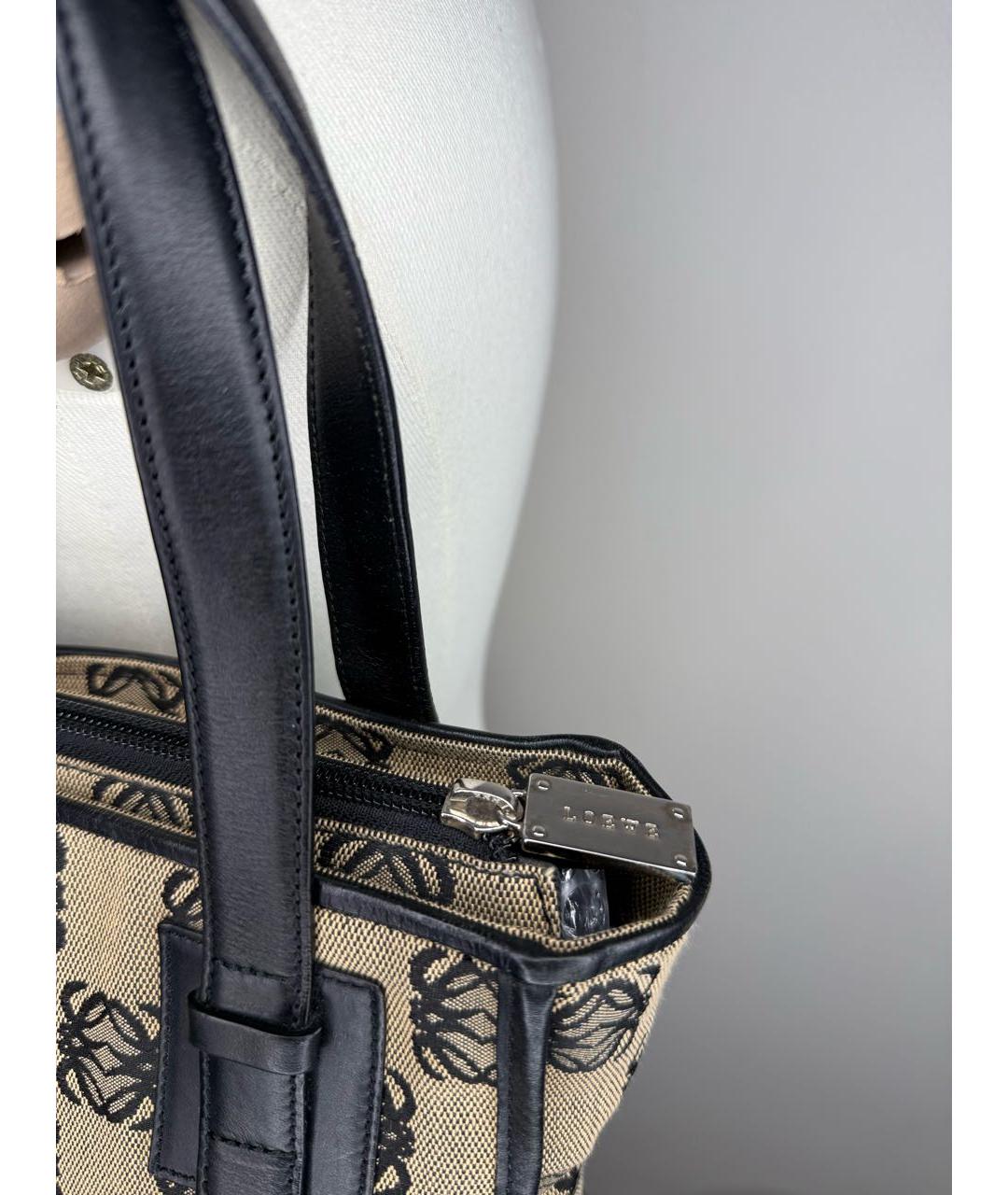 LOEWE Мульти жаккардовая сумка с короткими ручками, фото 8