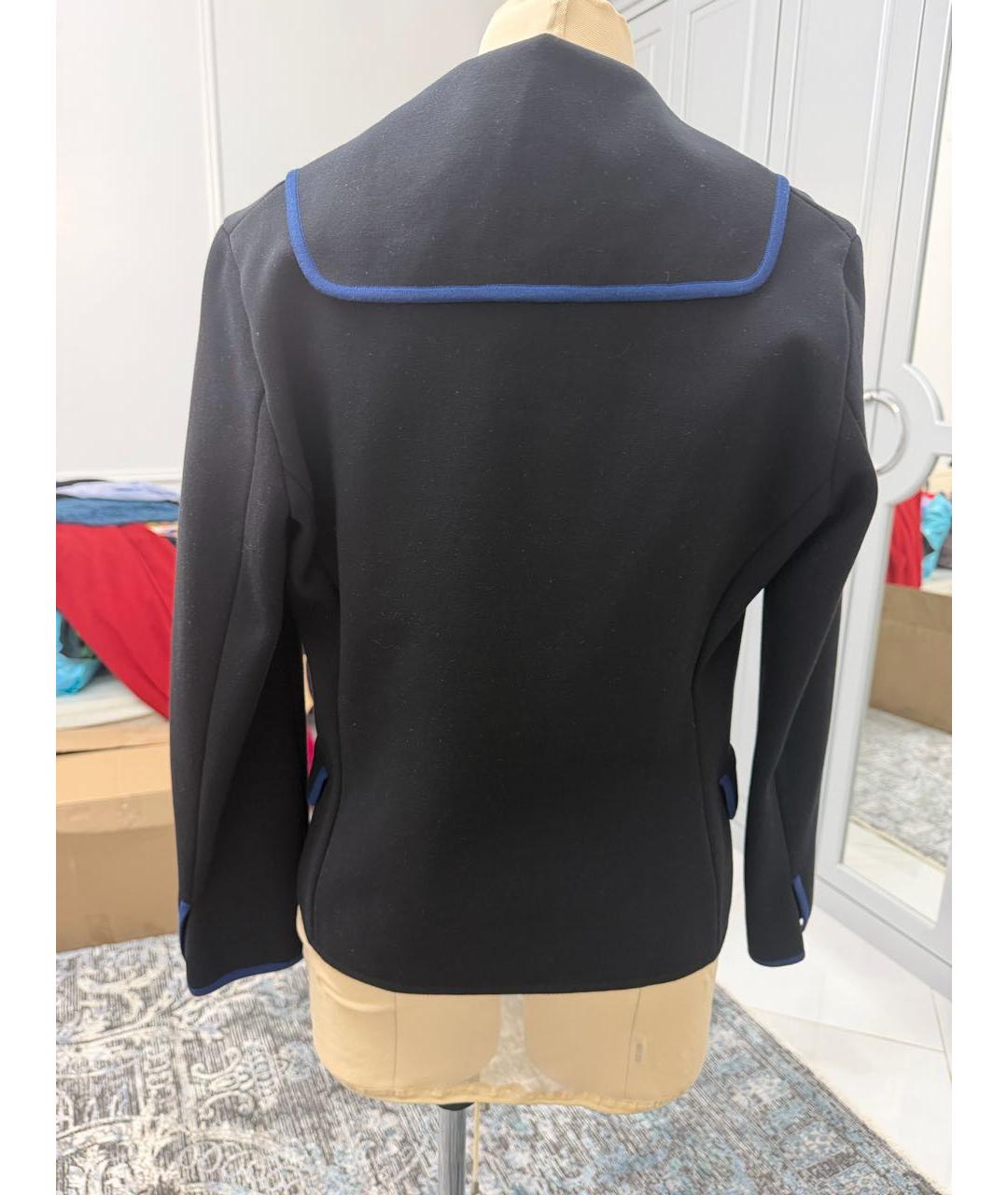 YVES SAINT LAURENT BEAUTY Черный вискозный жакет/пиджак, фото 2