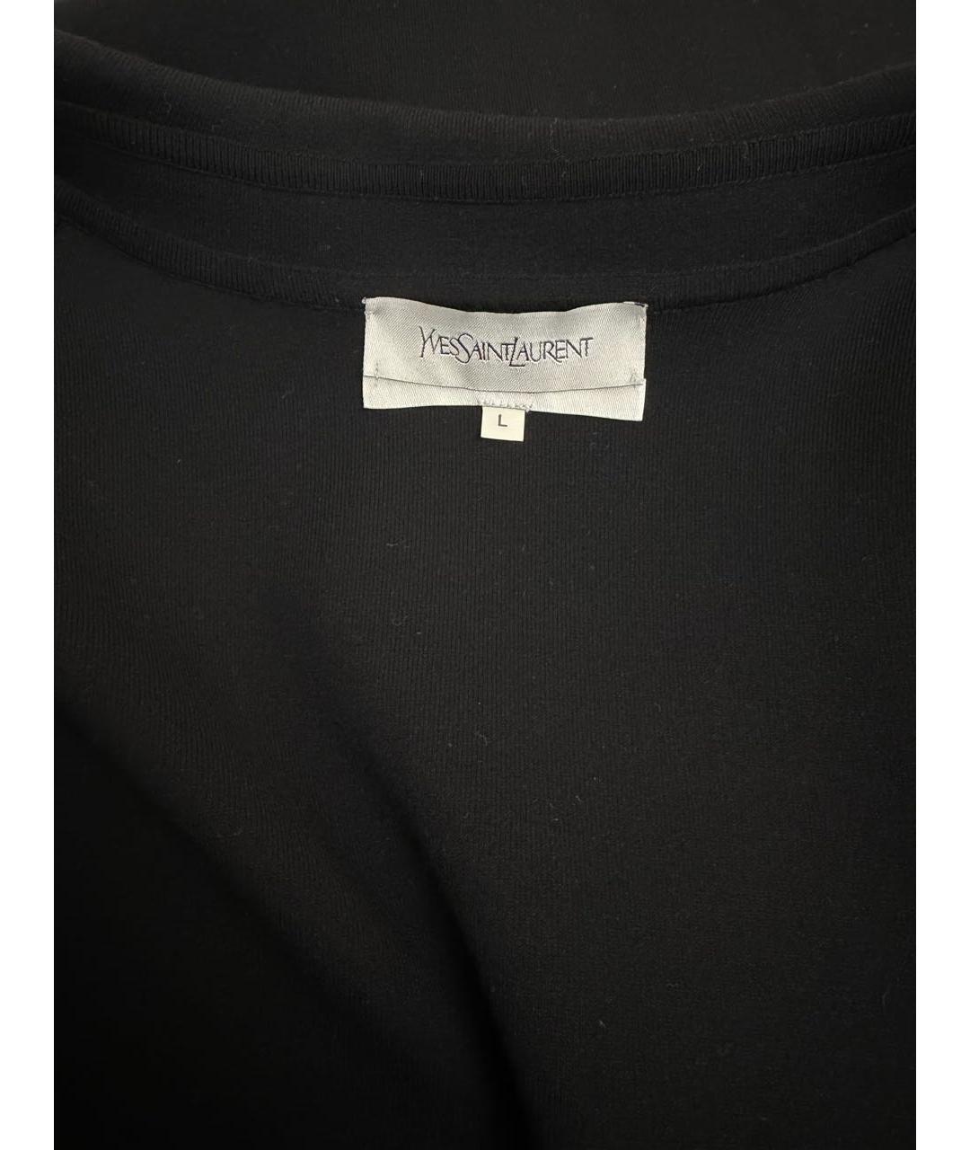 YVES SAINT LAURENT BEAUTY Черный вискозный жакет/пиджак, фото 4