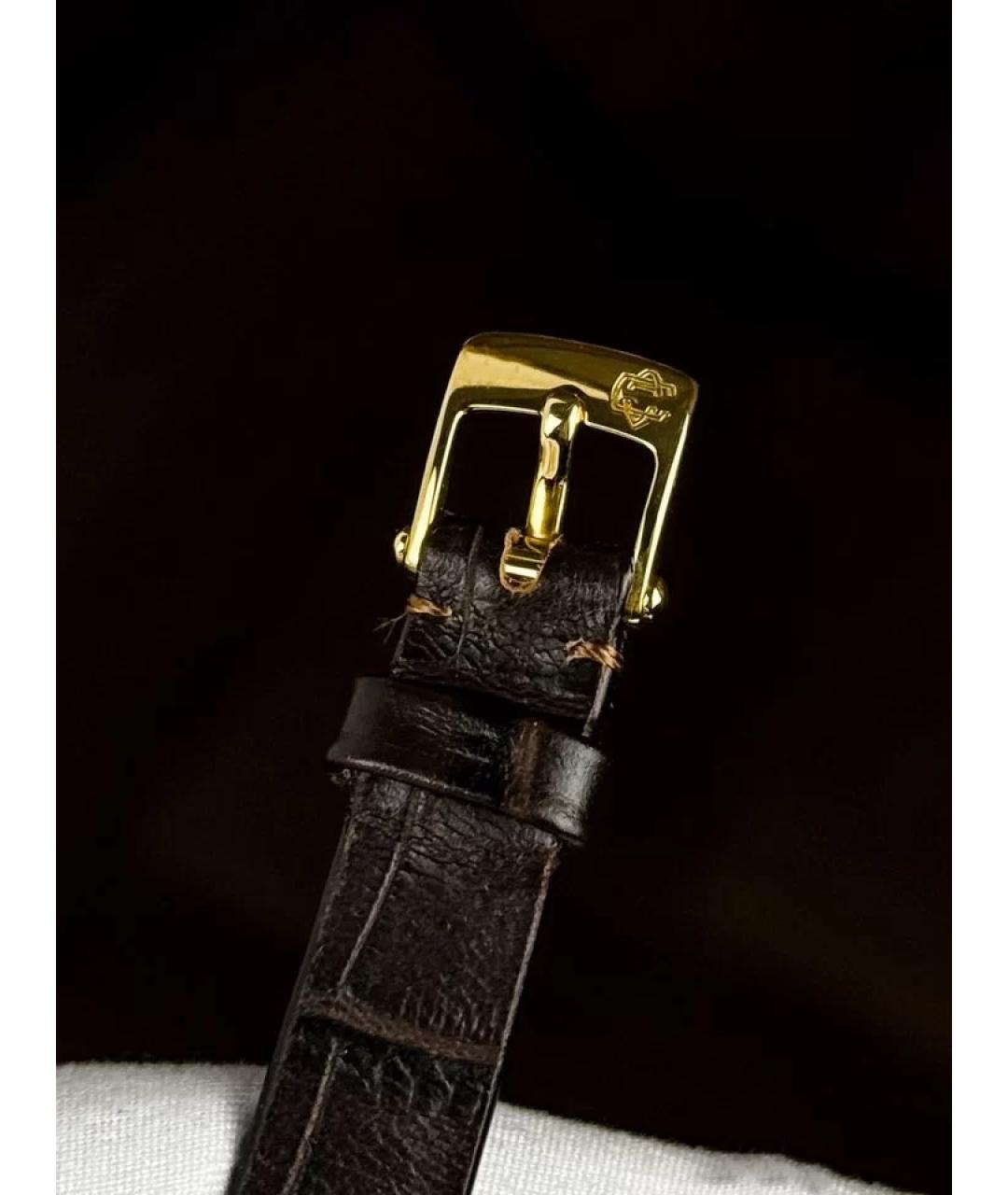 VAN CLEEF & ARPELS Белые часы из желтого золота, фото 7