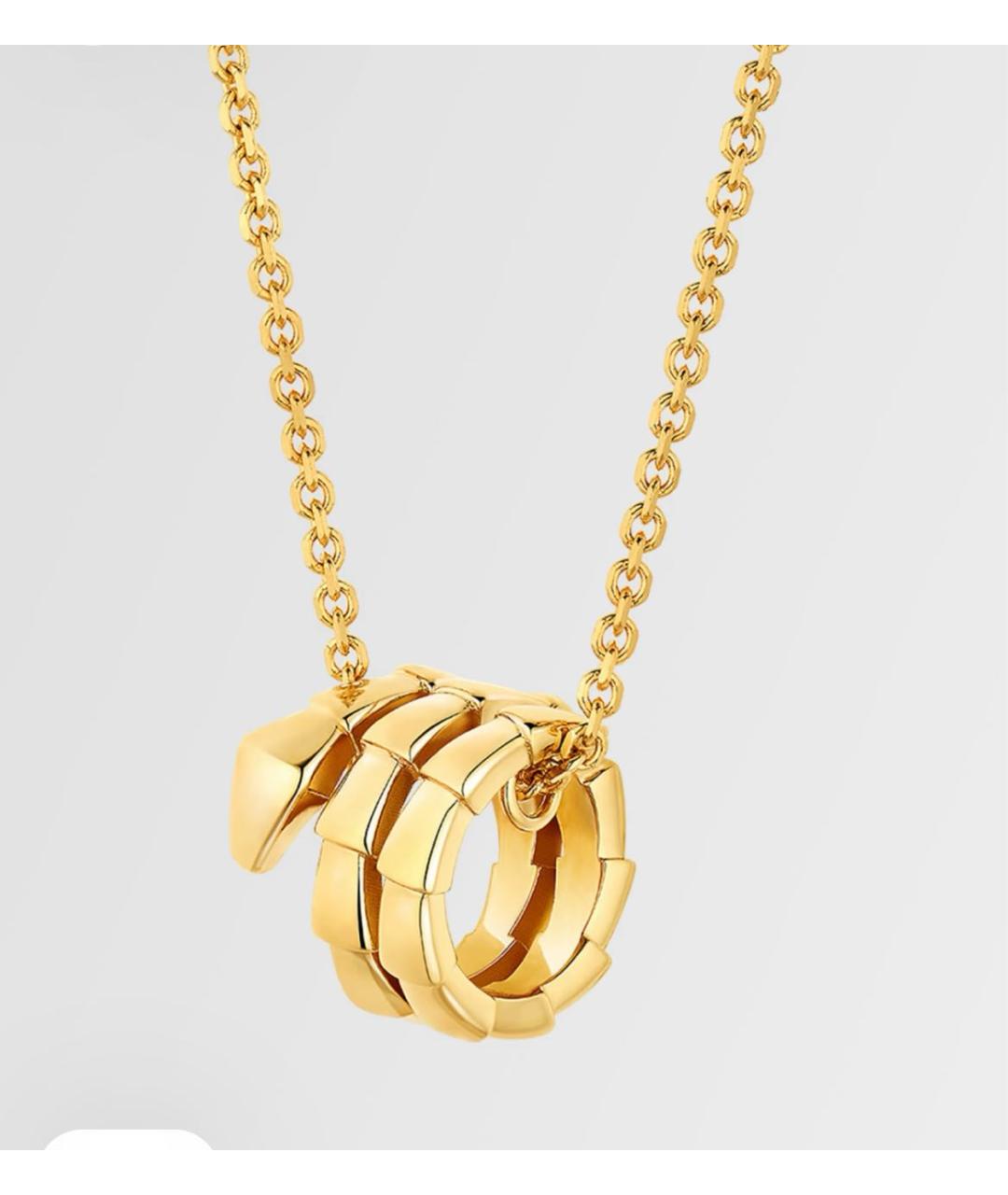 BVLGARI Золотая подвеска из желтого золота, фото 5