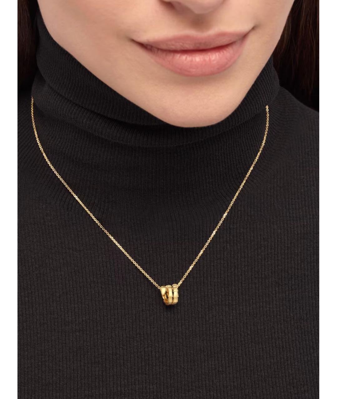 BVLGARI Золотая подвеска из желтого золота, фото 4