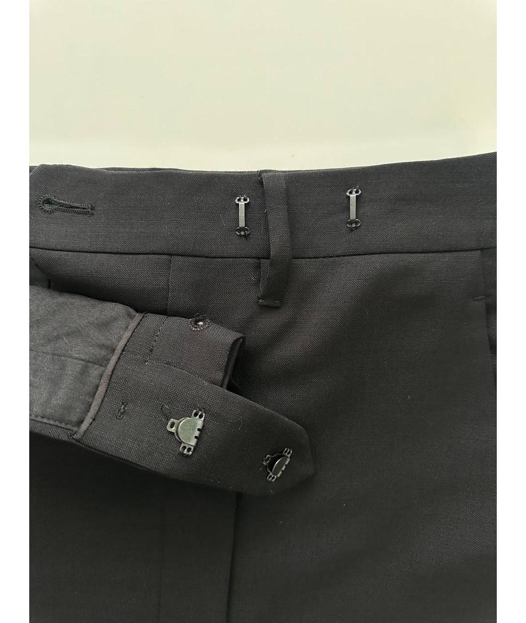 PRADA Черная шерстяная юбка мини, фото 6