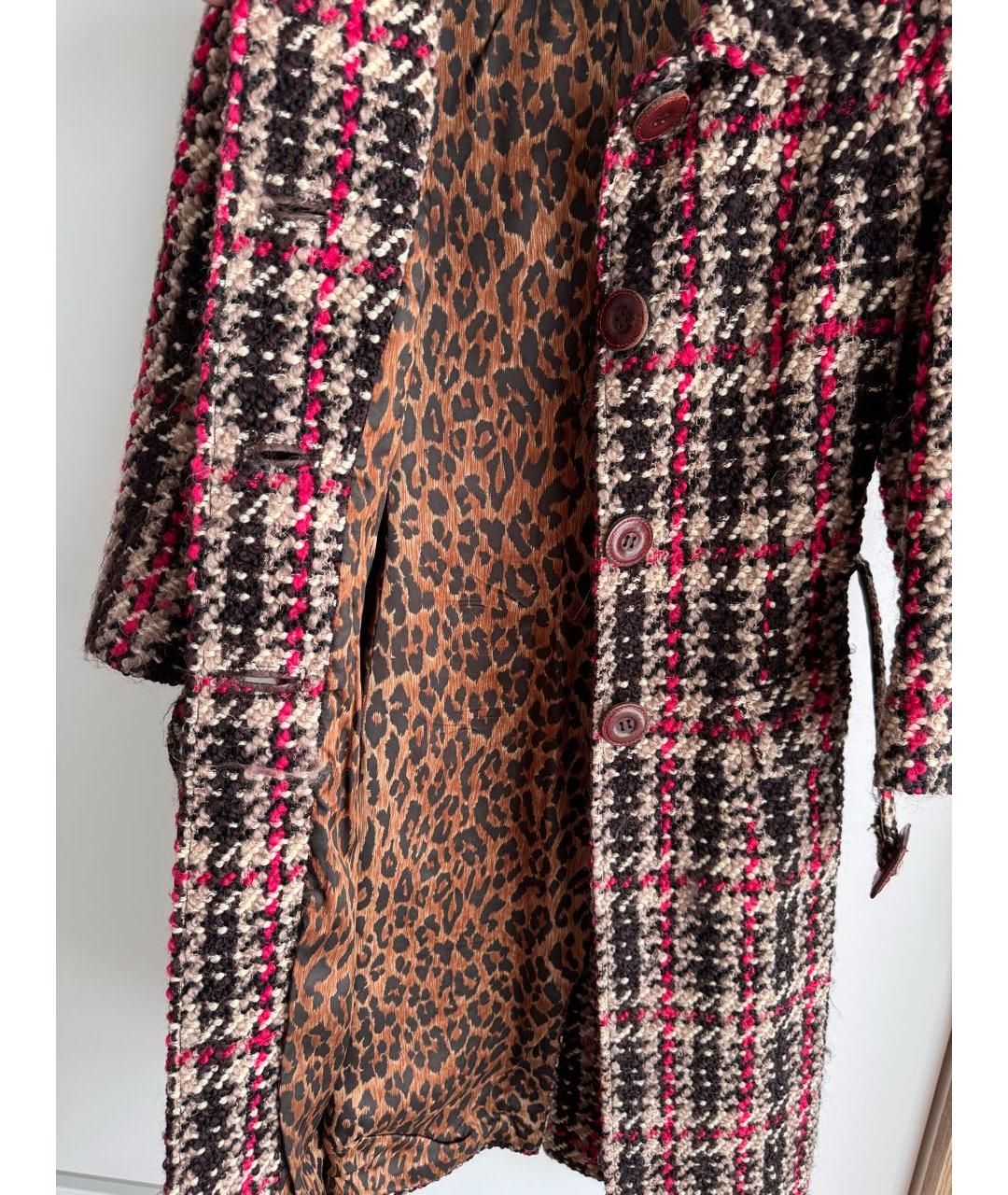 DOLCE&GABBANA Мульти шерстяное пальто, фото 3