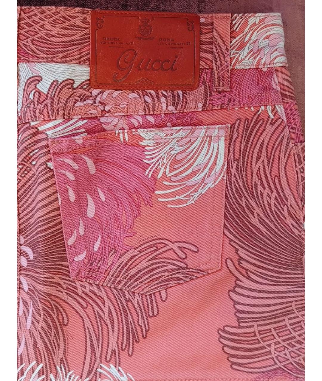 GUCCI Мульти хлопковая юбка мини, фото 4