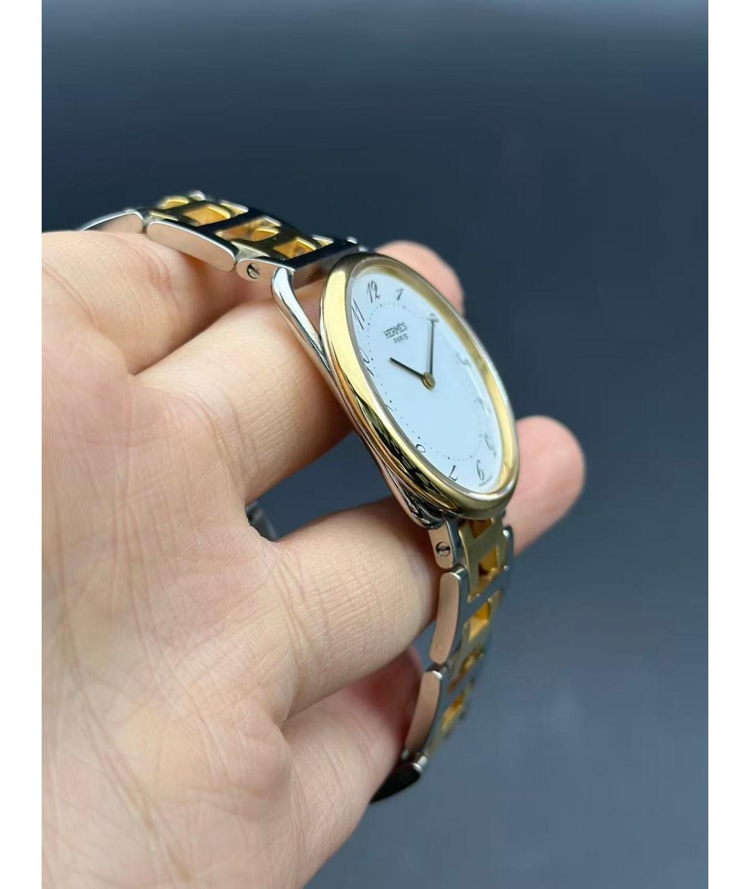 HERMES Золотые часы, фото 4