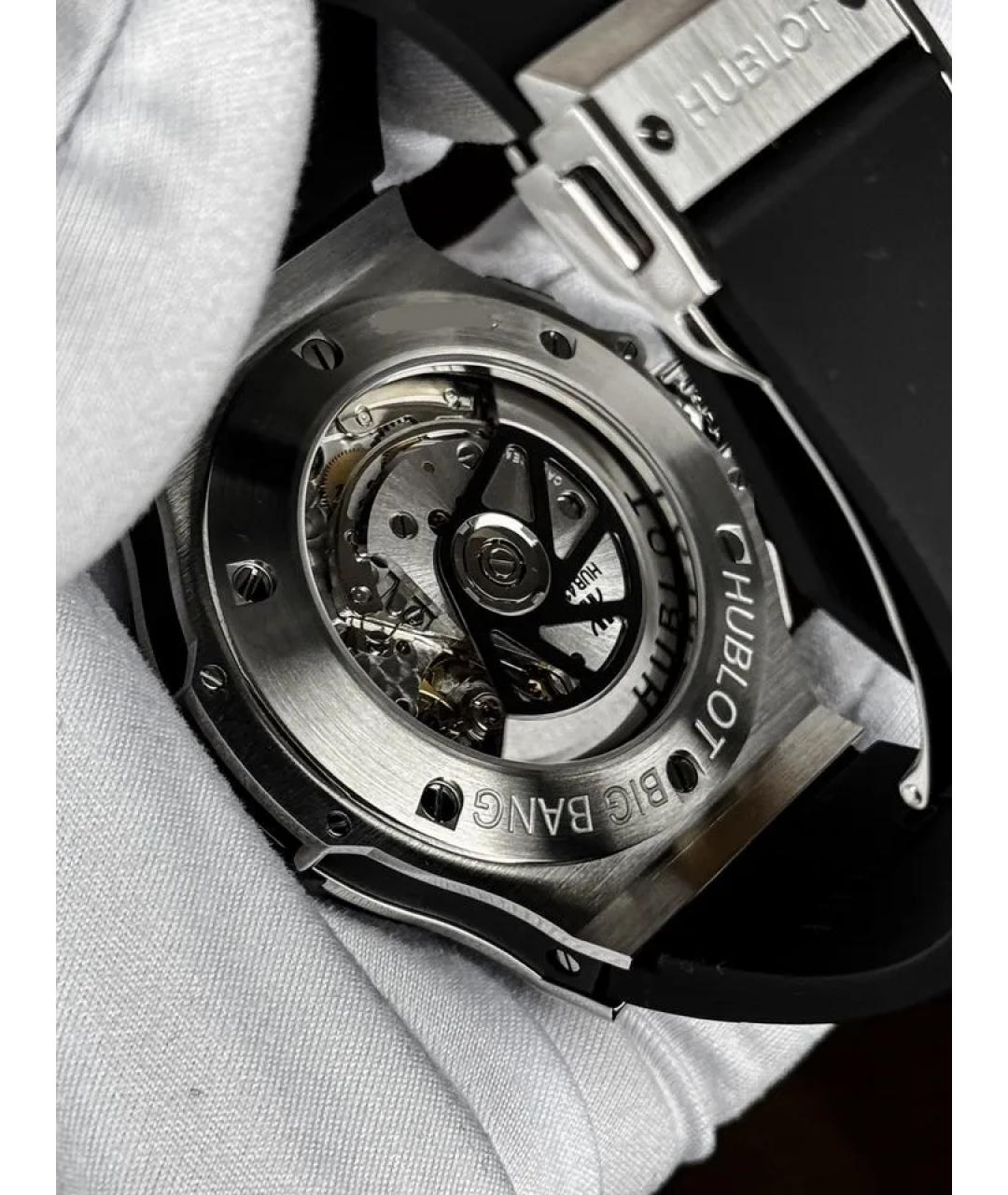 HUBLOT Черные керамические часы, фото 4